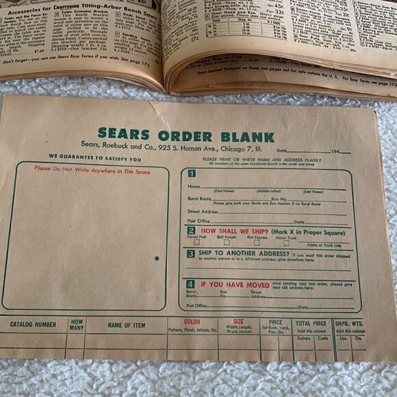 Vintage Sears 1949‎ Mid Summer Shopping Sale Catalog Book - Picture 11 of 11